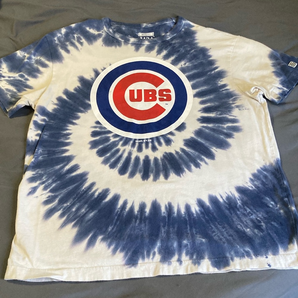 Cubs T Shirt Medium Tye Dye Tailgate